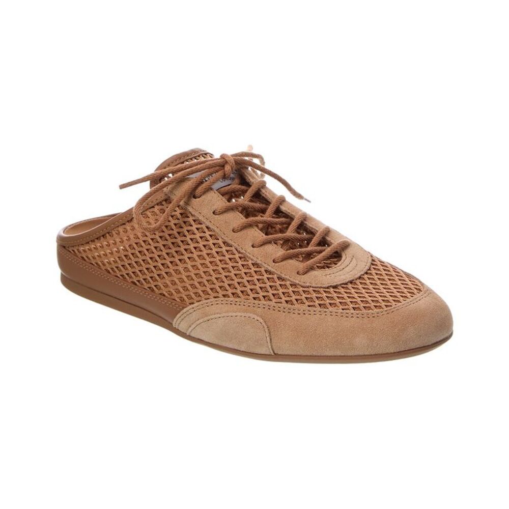 Jimmy Choo Sunny/F Mesh & Suede Mule Sneaker